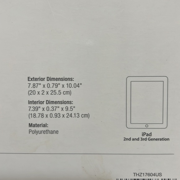 Targus Blue Padded 2nd & 3rd Generation Cover - Picture 4 of 12